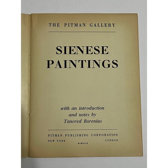 VTG MCM Sienese Painting by The Pitman Gallery 23 Pages Circa 1950's - Picture 4 of 4